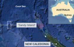 Sandy Island - Pacifik izmedju Australije i Nove Kaledonije 