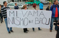 PROTESTI JMBG - SARAJEVO