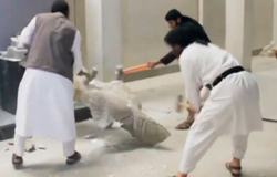 isis--destroy-statues