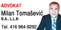 Milan Tomasevic Advokat